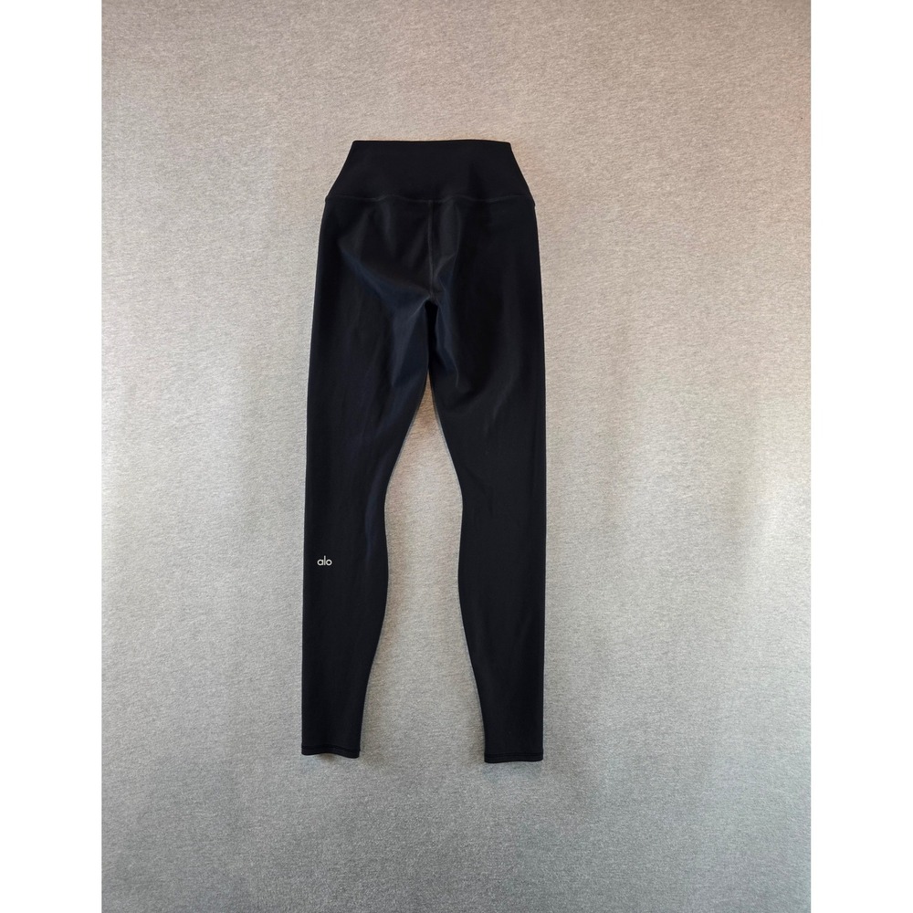 Alo Yoga Leggings Womens Small Black Airlift High-Waist 7/8 Gym Athleisure
